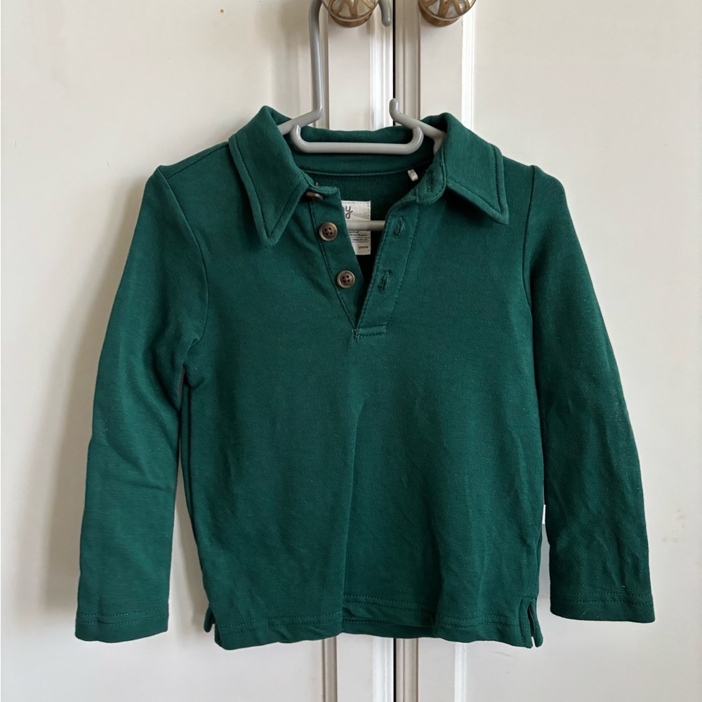 little sleepies play long sleeve polo